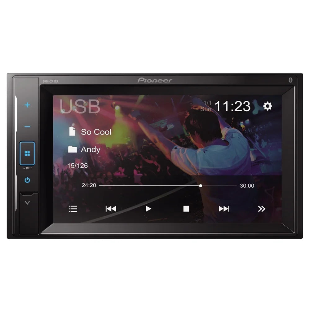Media w/ Camera CDs) (Does Pioneer Receiver Backup Play Not New DMH-241EX Digital