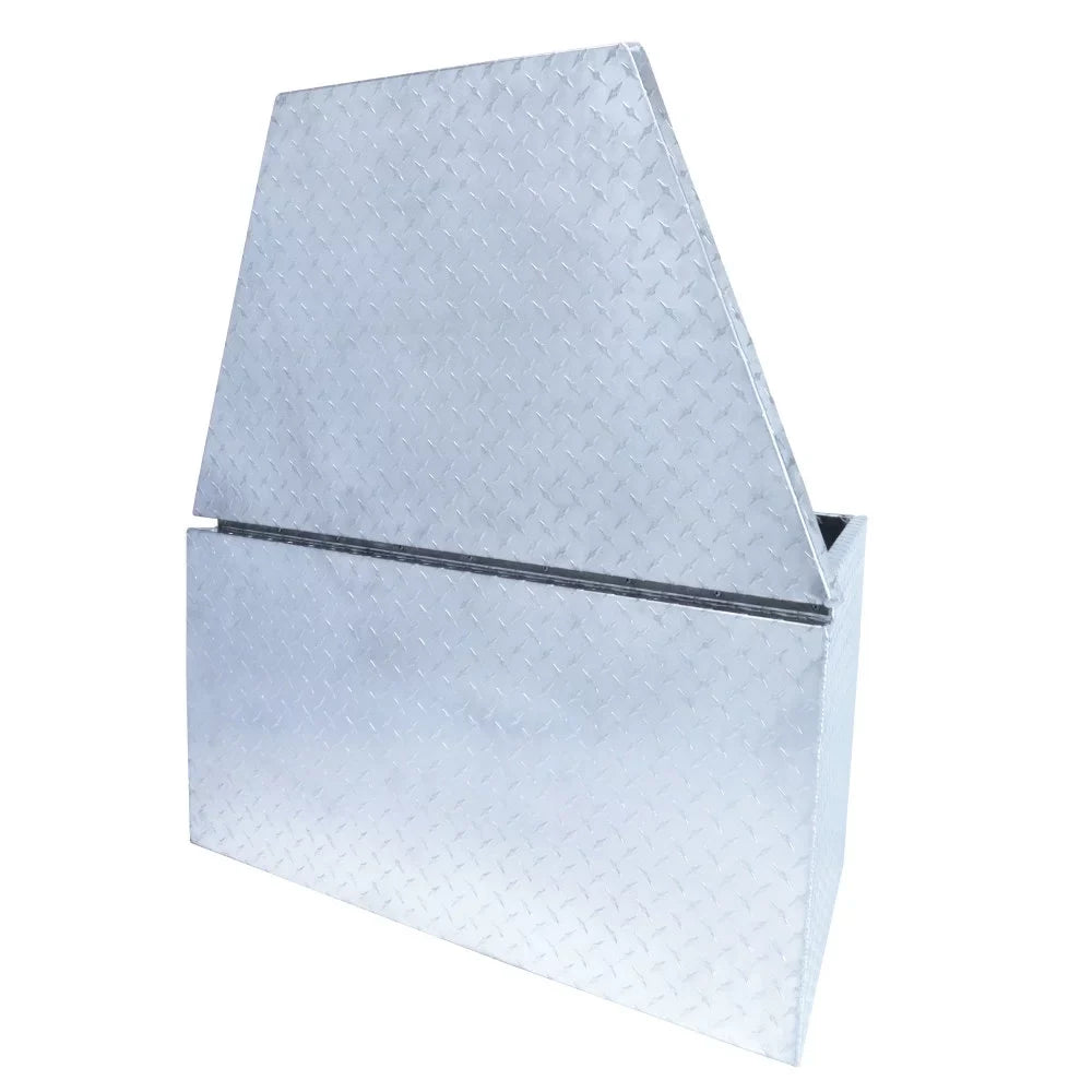 Extreme Utility Sport and Max Tongue for Trailer Aluminum Locking 5001.6097 Storage Box Diamond-Plate Trailers