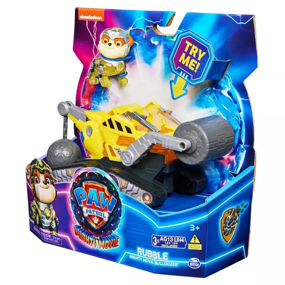 Truck Toy The Paw Patrol: Mighty Movie Figure Mighty with Rubble Pups Action