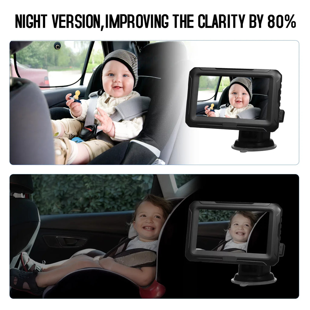 IPS Adjustable Function Wide Vision IPS Invigilator,IPS Vision Adjustable Monitor Camera Screen 4.3'' Nebublu Camera Mirror View View Kids Monitor Screen Wide Function 4.3'' Baby Screen Baby Wide