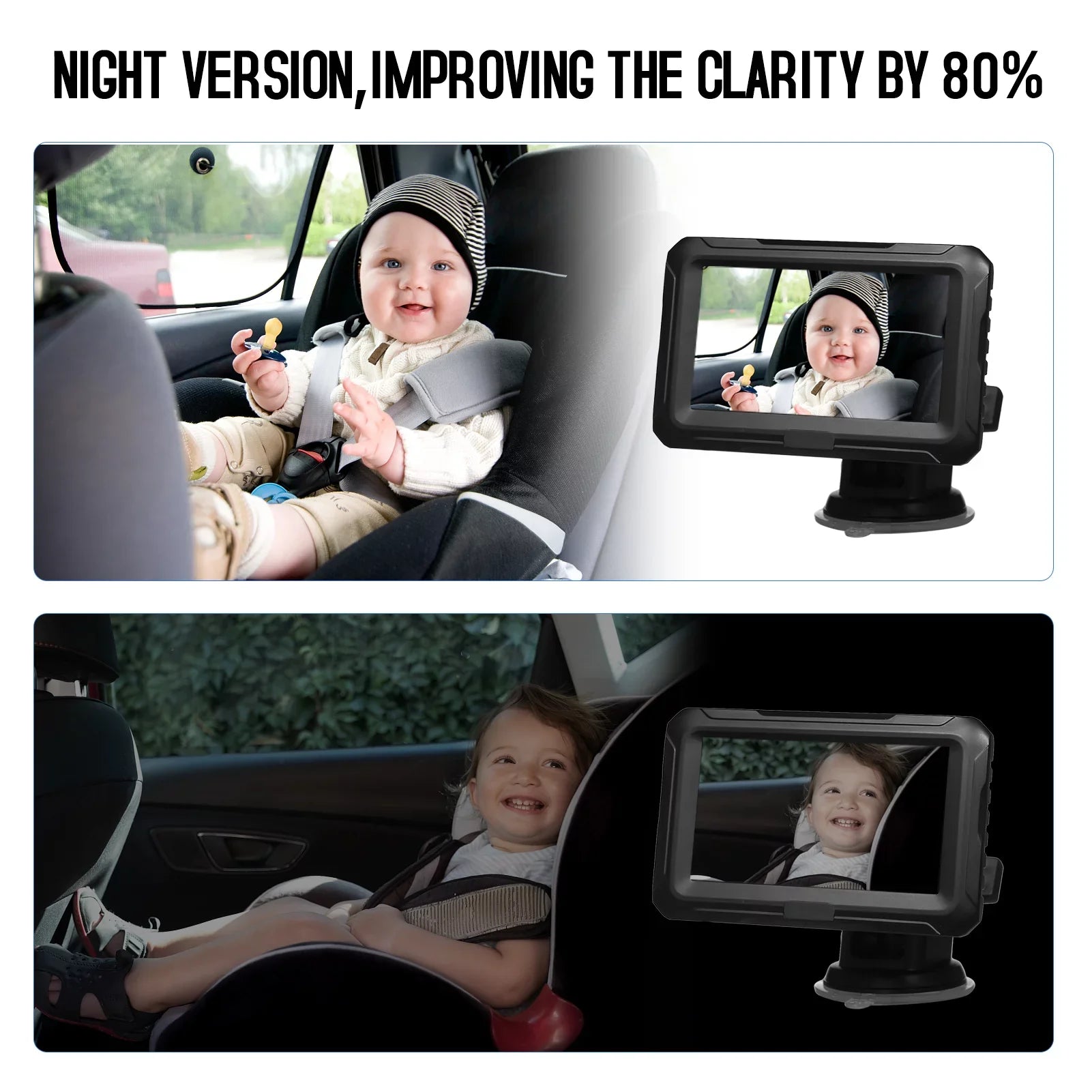 IPS Adjustable Function Wide Vision IPS Invigilator,IPS Vision Adjustable Monitor Camera Screen 4.3'' Nebublu Camera Mirror View View Kids Monitor Screen Wide Function 4.3'' Baby Screen Baby Wide