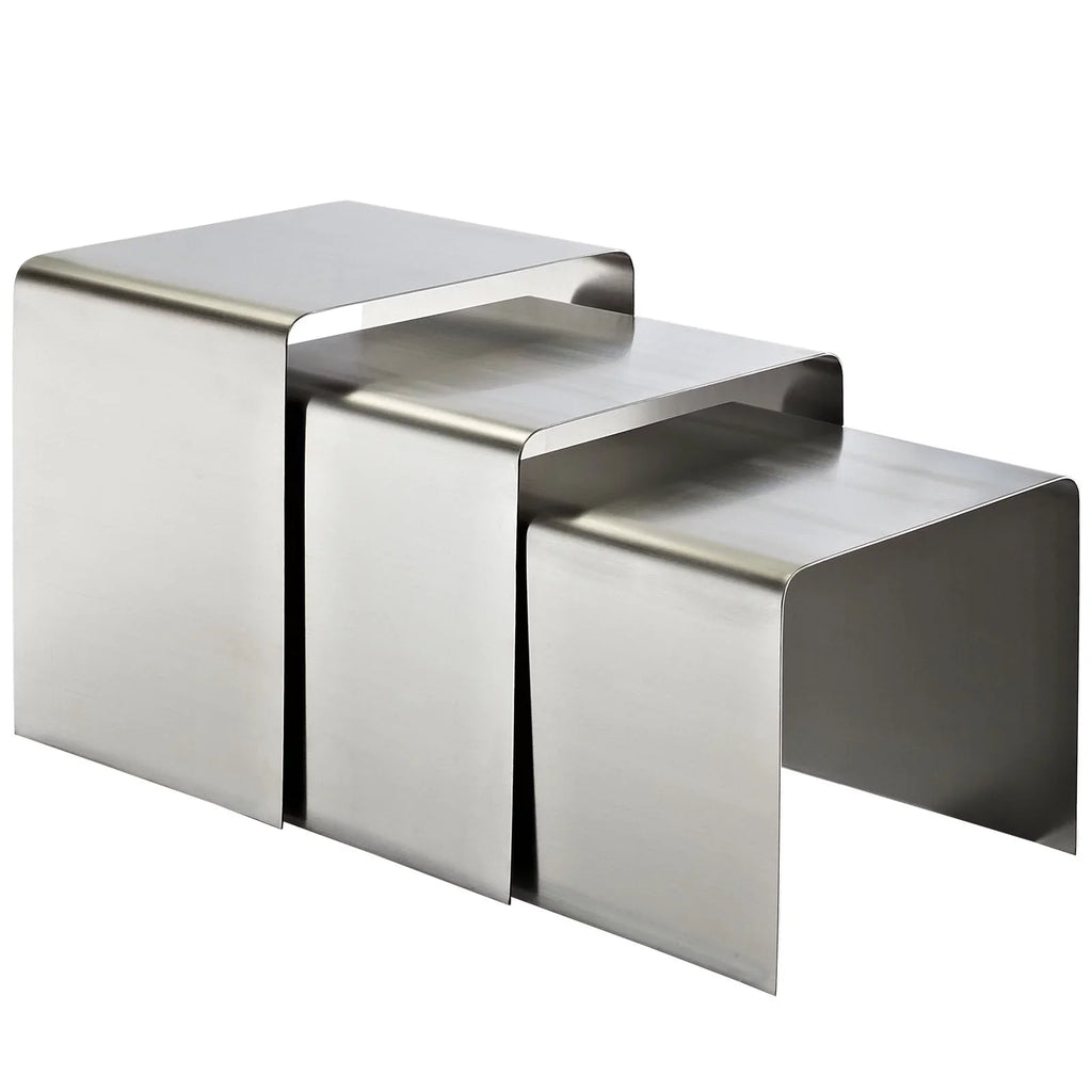 Silver Table in Modway Rush Nesting