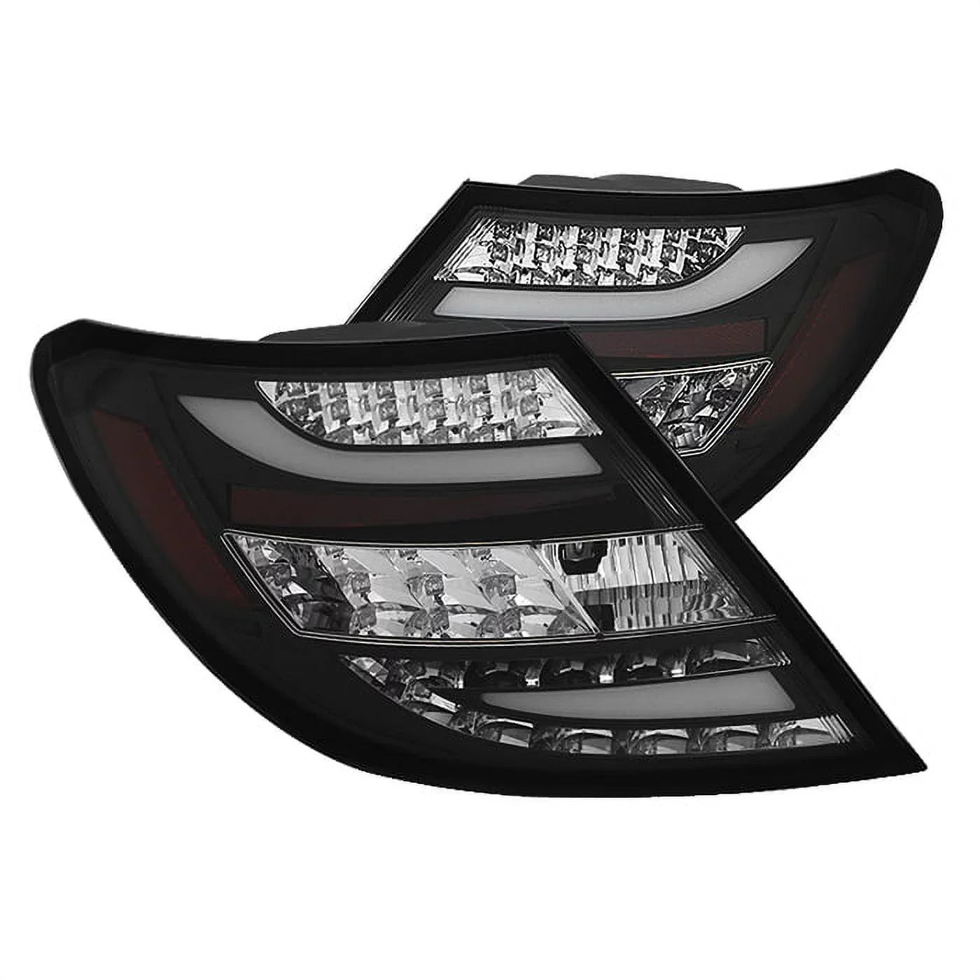 Model Only) Tail LED 11-14 Fits Black Mercedes Fit - Benz MERCEDES-BENZ select: Spyder W204 2011-2014 C (Will Lights LED C-Class