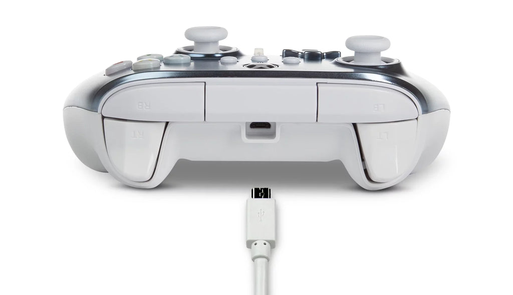 PowerA Controller Xbox Series Metallic Wired Ice X|S - Enhanced for