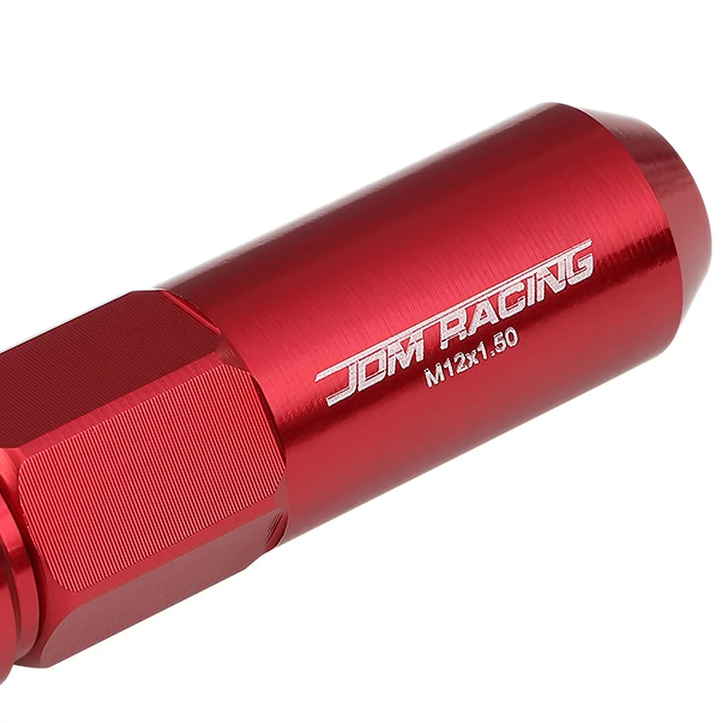 '+ M12 Lug x Drive Nuts Alloy 20-Piece LN-ZTL-9030-15-RD Deep Wheel Extension (Red) DNA Aluminum Motoring 1.5