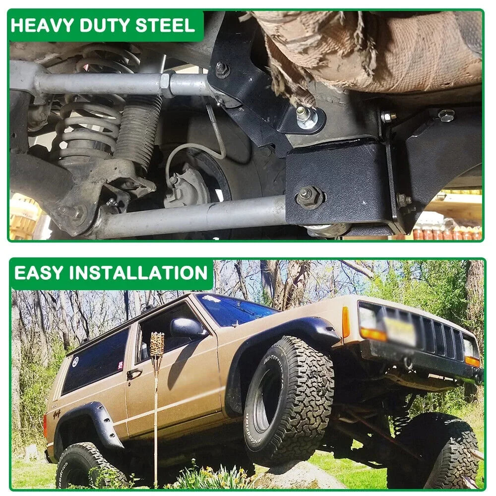 XJ Relocation Drop Front 1984-2001 Arm Kit ELITEWILL 4.5"up Jeep lift Cherokee Control For