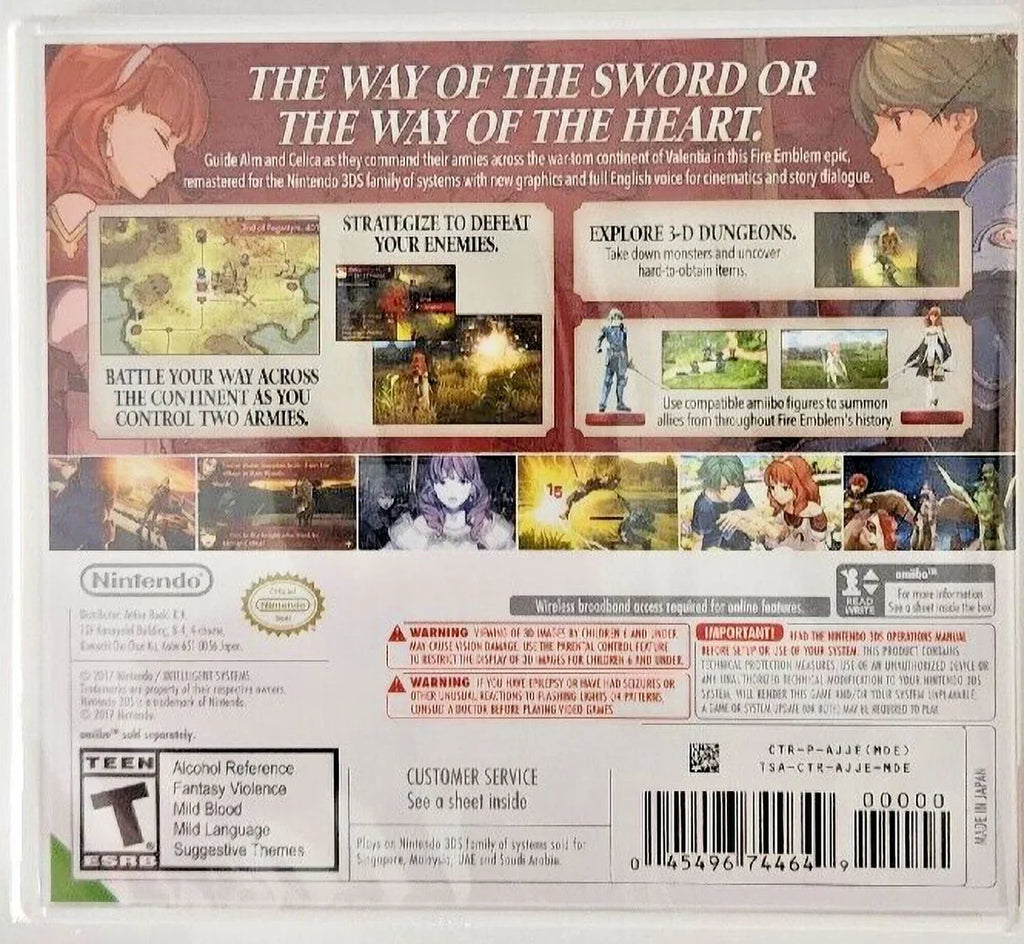 Valentia Emblem Echoes: Tactical of RPG) New Game Brand Shadows 3DS Fire (2017