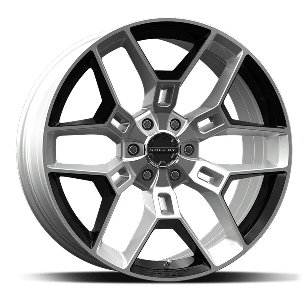 '- Powder 12mm Wheels Black Fits F150, select: in. - 2005-2020 Carroll F150 CAB - CS45 2021 Inserts Chrome SUPER 20 Shelby x with 9 Offset