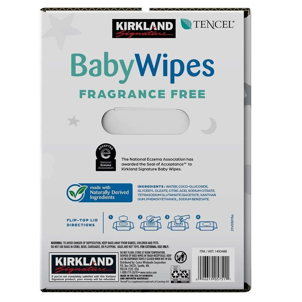 Free Baby Count Signature Fragrance 900 Kirkland Wipes