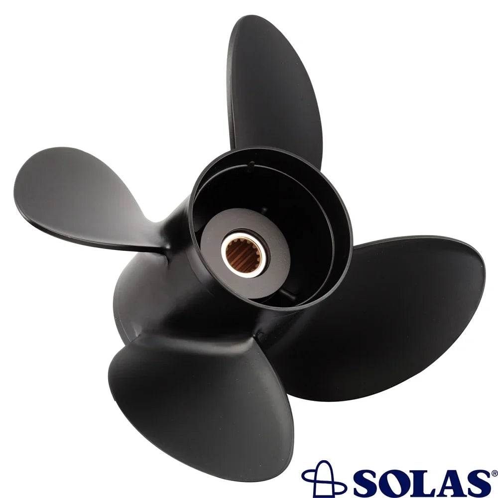 Bravo RH Compatible Propeller 14.25" Amita X 240 4 5L Diameter x 58134-Zy3-019A By Blades 1 4 1513-143-19 31082 15-Splines 1988-1998 Pitch Spline x 1 15 19" Efi With Bravo Aluminum Mercruiser New
