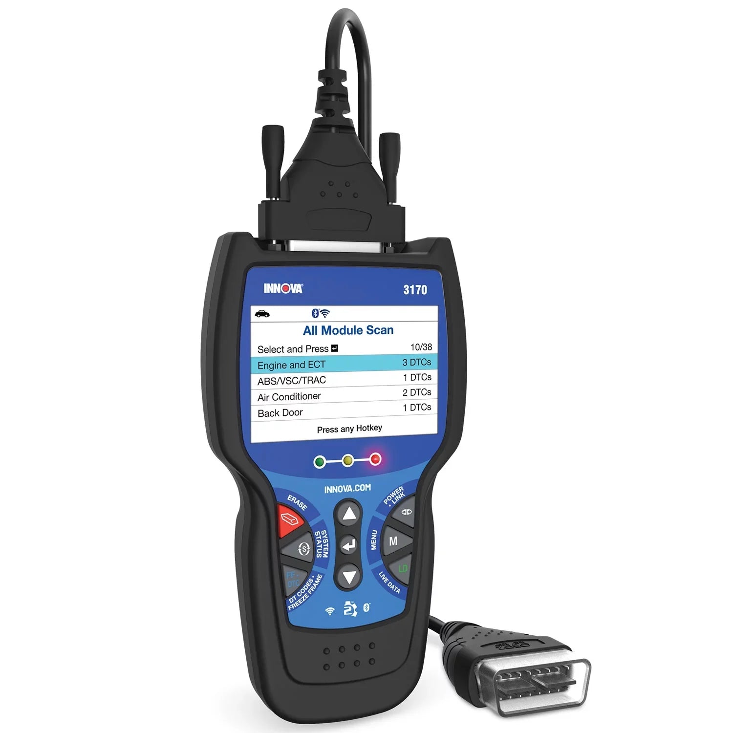 INNOVA Bluetooth Reader Scanner Vehicle 3170RS Code Diagnostic FixAssist