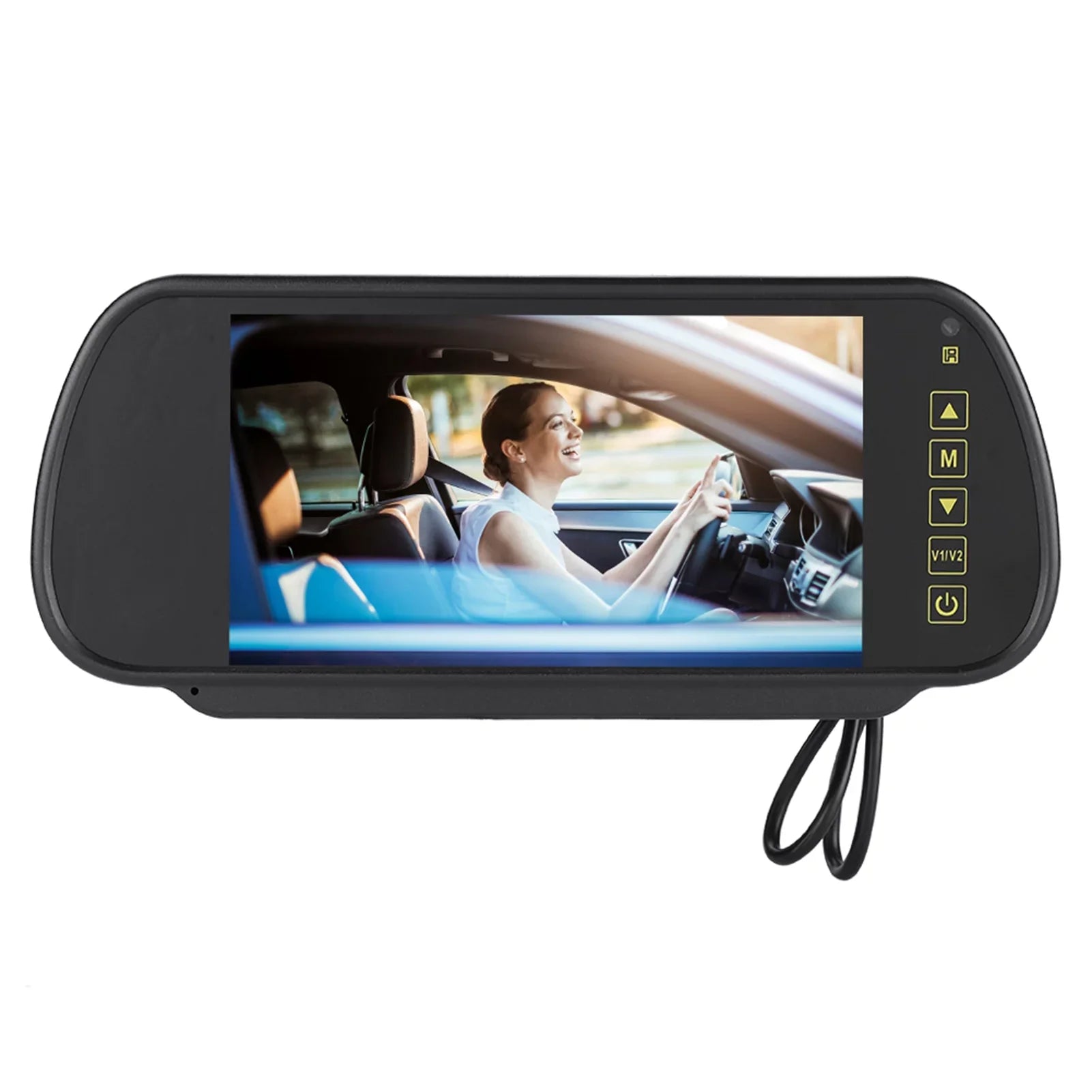 Durlclth Mirror-7inch View Bracket Mirror Car Rear Rearview Monitor Dimming With Camera Rearview Auto LCD
