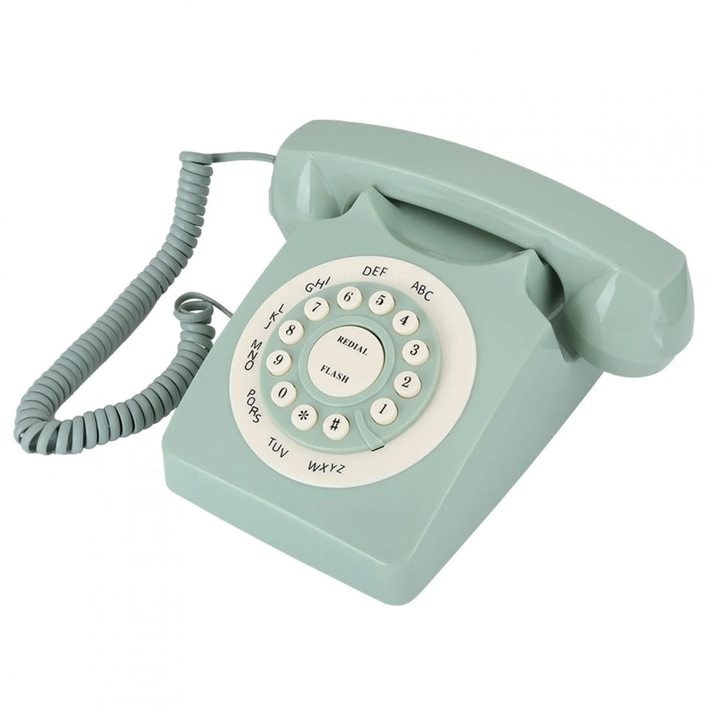 Telephone Landline Green Telephone Definition Antique Aigend Call Button European Vintag Clear - Large High