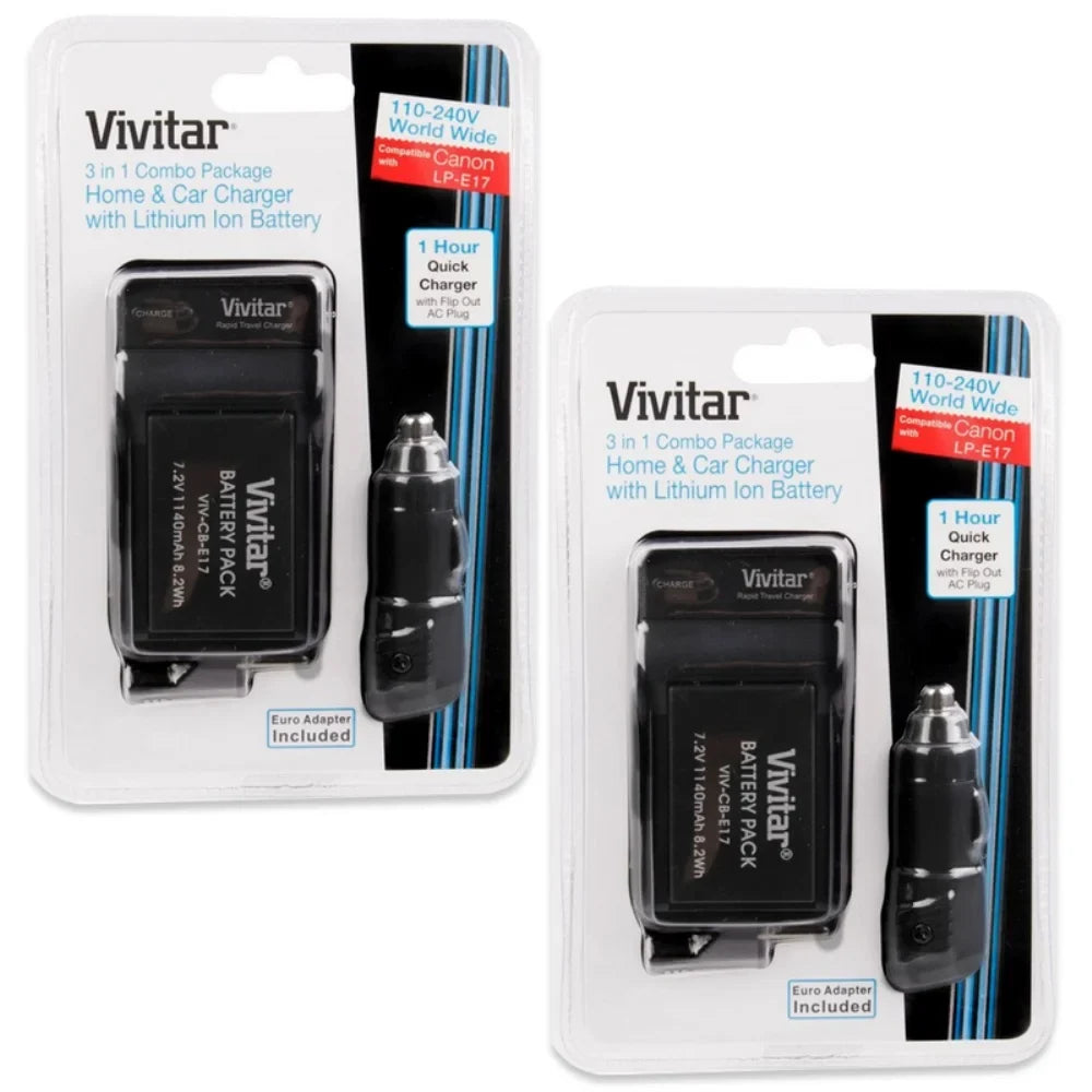 CANON T6s T6i, CANON Battery for Kit (VIV-CBE17-KIT) Cleaning LP-E17 Replacement Vivitar Rebel