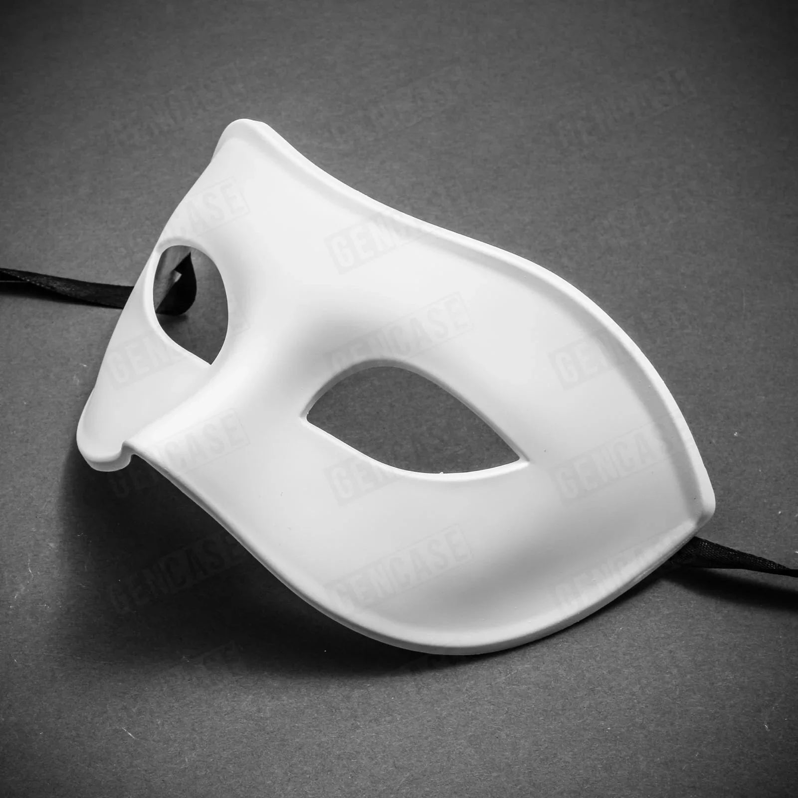 Plain Party Venetian Costume Mardi Masquerade Accessory Half White - Mask Face DIY Gras