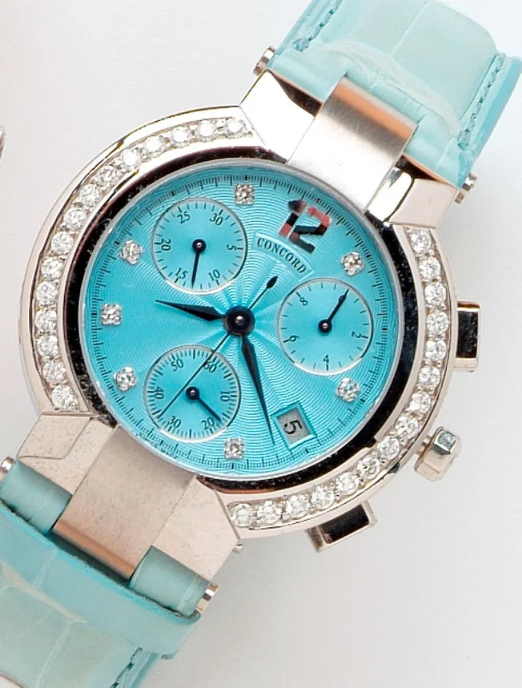 and Scala Diamond Markers Diamond Concord with Chronograph La Bezel