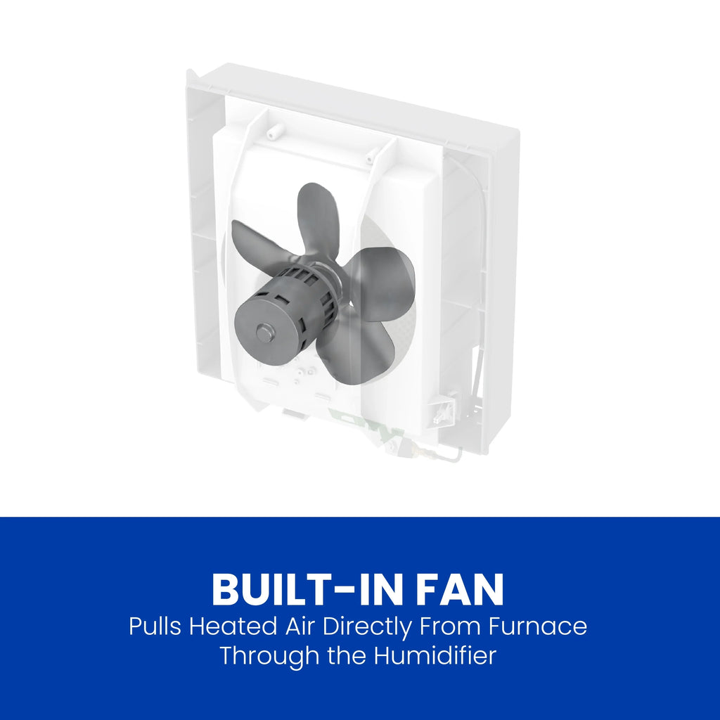 Ft. - up Humidifier to for Homes 700 Capacity Sq. Fan-Powered Large Humidifier - 4,200 Automatic Furnace Whole-House AprilAire