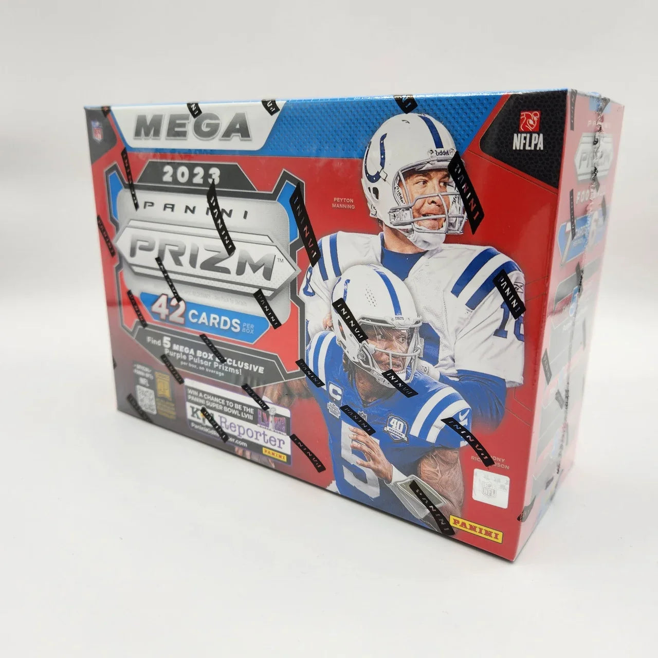 Football Hobby Mega Prizm Purple Box Pulsar Panini Prizm's 2023
