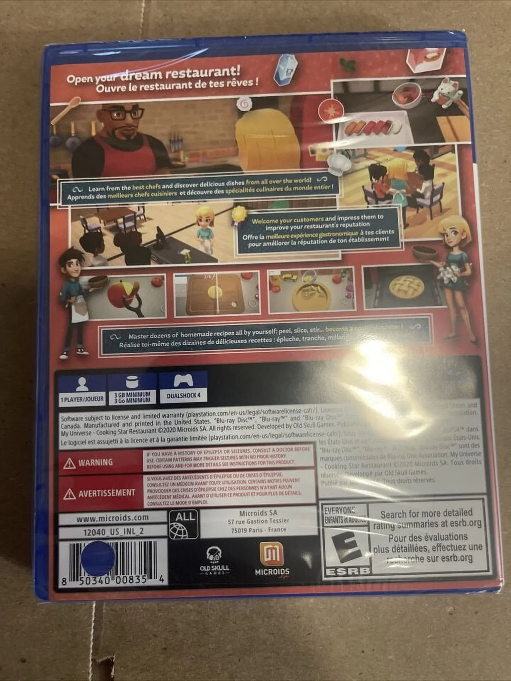 for PS4 *BRAND - NEW* My Cooking Star Universe Restaurant