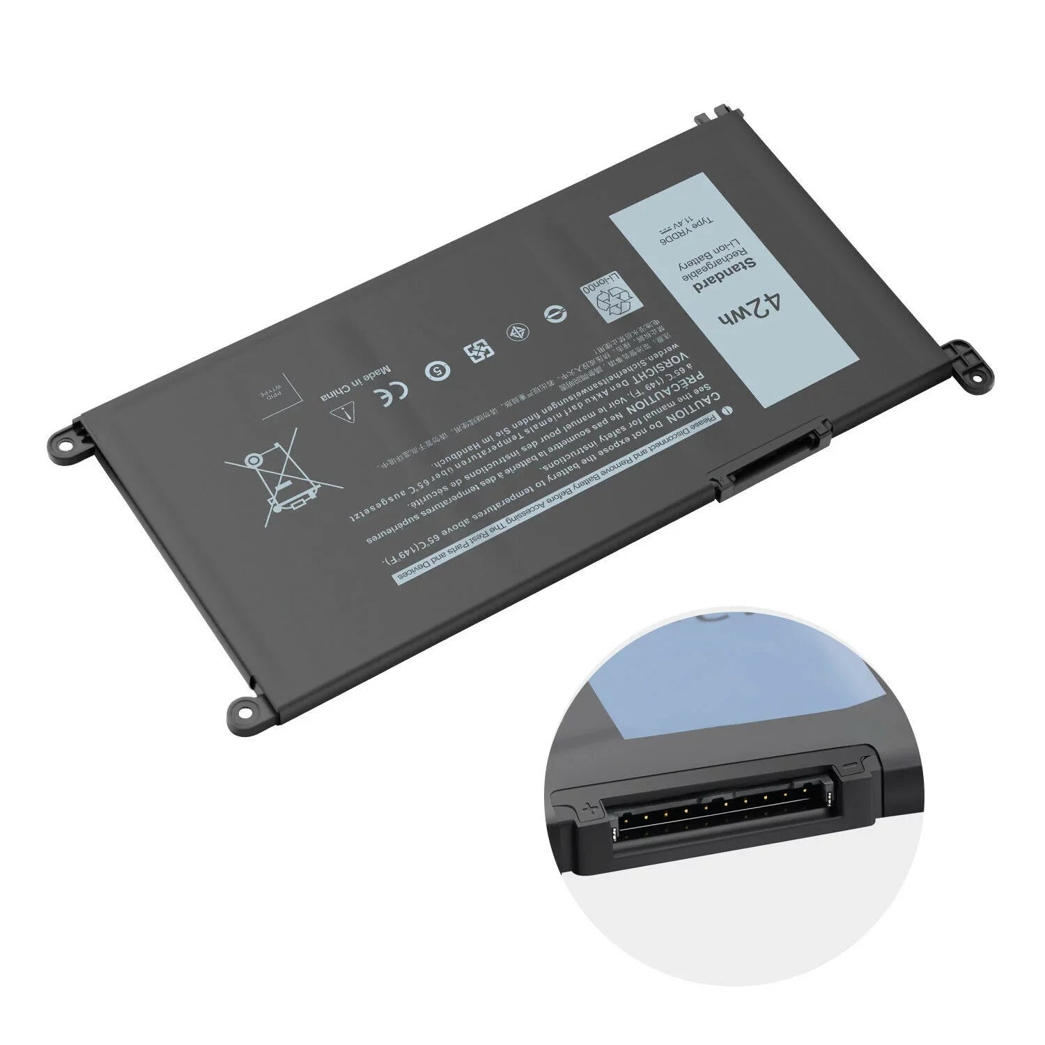 Battery 3493 FAST USPS 5480 Inspiron 42Wh 15 3584 for 3593 YRDD6 5485 5491