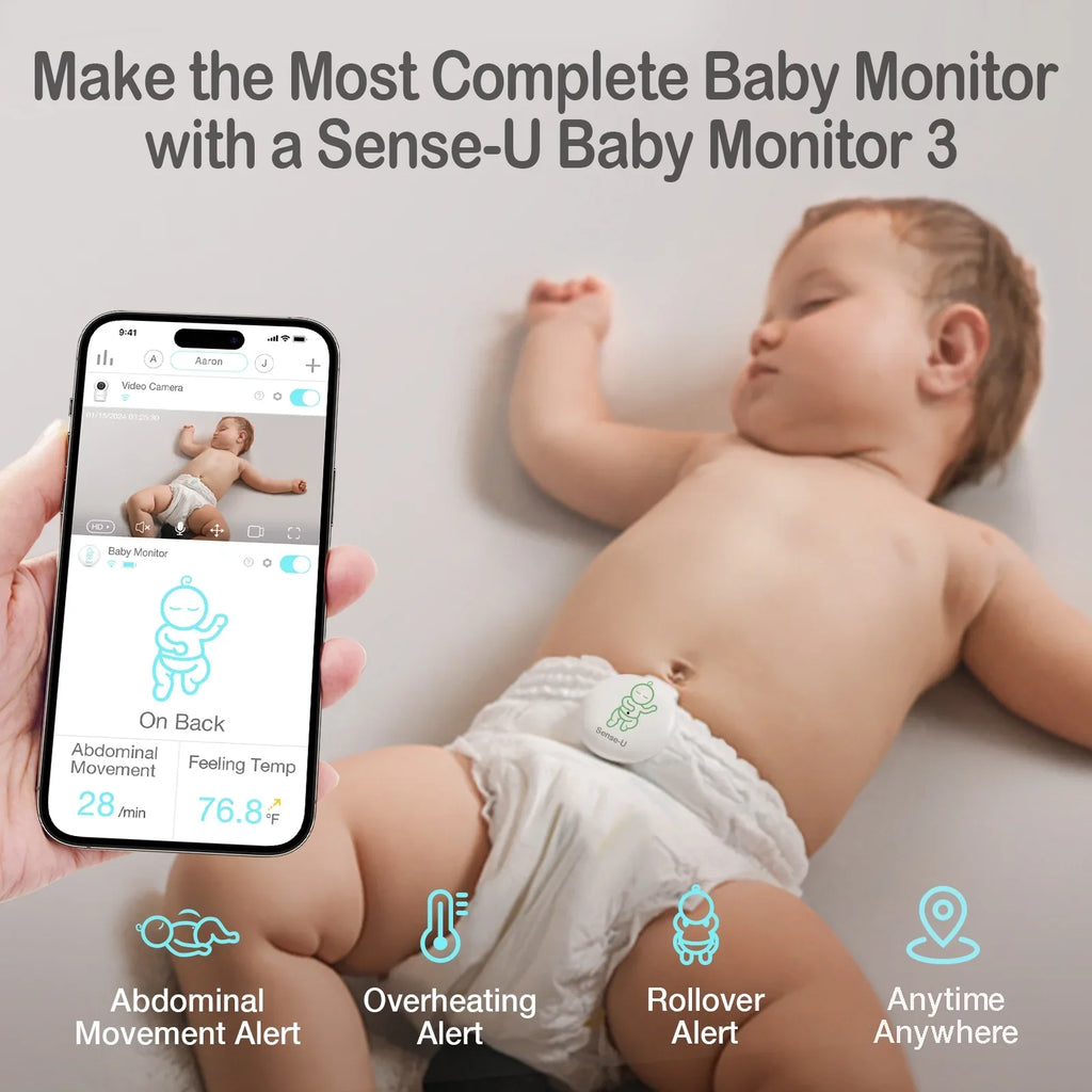 Pan-Tilt-Zoom, Background with Smart 2-Way Video Zone Activity Crying 2K Sense-U Vision, Talk, Sound/Motion Fee, Eligible) No Detection, Night Monitor(FSA&HSA Audio, Person/Baby Monthly Baby