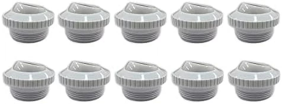 MIP Pro Flow Swimming Thread Pool Spa Directional 10 For Spa Heavy-Duty & 1 1/2" Pool Fitting Return Jet Inlet Opening, & DPM (3/4" Rotating Eyeball For | Fitting Pack) Hydrostream | Inground