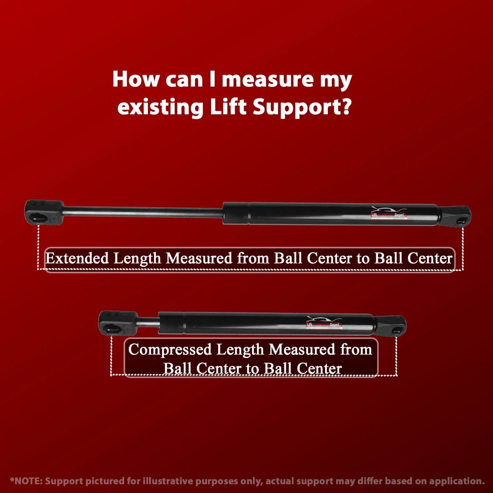 1998 1997 2000 Pm3839 Qty Lift Gas Supports Lift. Liftgate PM3839-a 2002 4Runner to Depot 2001 Fits Shock - 1996 2 1999