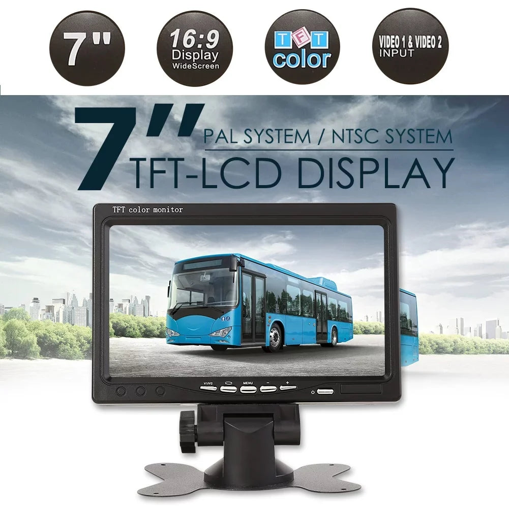 Camera System Parking Truck Night Kit For Monitor 7'' Back Vision RV Backup and