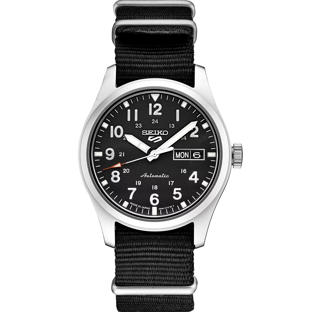 Watch Seiko Sports Men's Steel Designice Black Stainless SRPG37 39.4mm 5