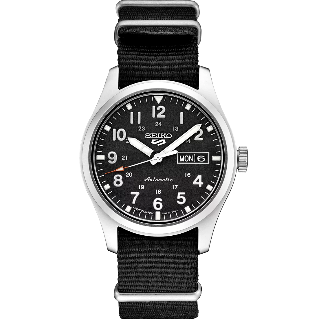 Watch Seiko Sports Men's Steel Designice Black Stainless SRPG37 39.4mm 5