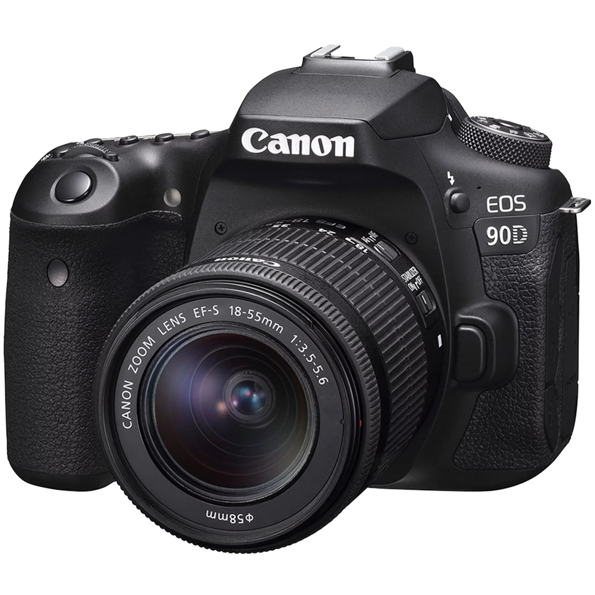 64GB ZeeTech Lens, 18-55mm, Camera DSLR with Tripod 90D and EOS SanDisk Backpack, 75-300mm Card, Accessory Bundle Canon Flash,