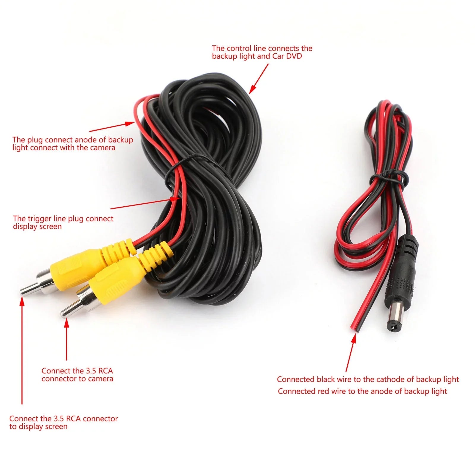 Car SUV Truck Night View Reverse Rear Trajectory Dynamic Parking Line Camera