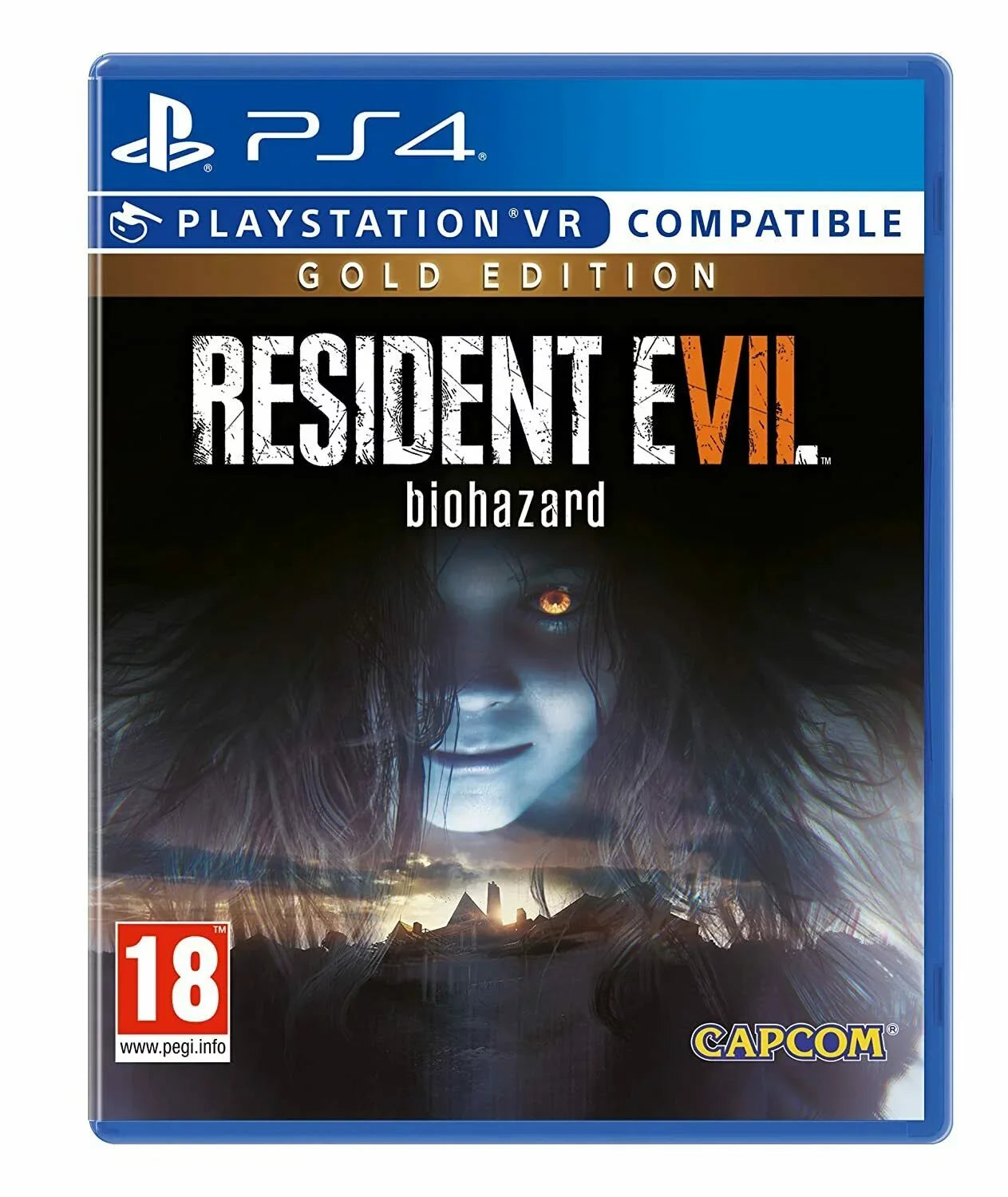 New Edition Biohazard Brand GOLD PlayStation Sealed 7 VR 4 PS4 Resident Evil