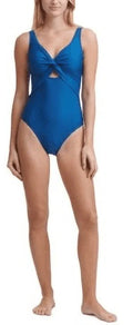 6 Swimsuit, Twist Peek-a-Boo US BALTIC One-Piece DKNY