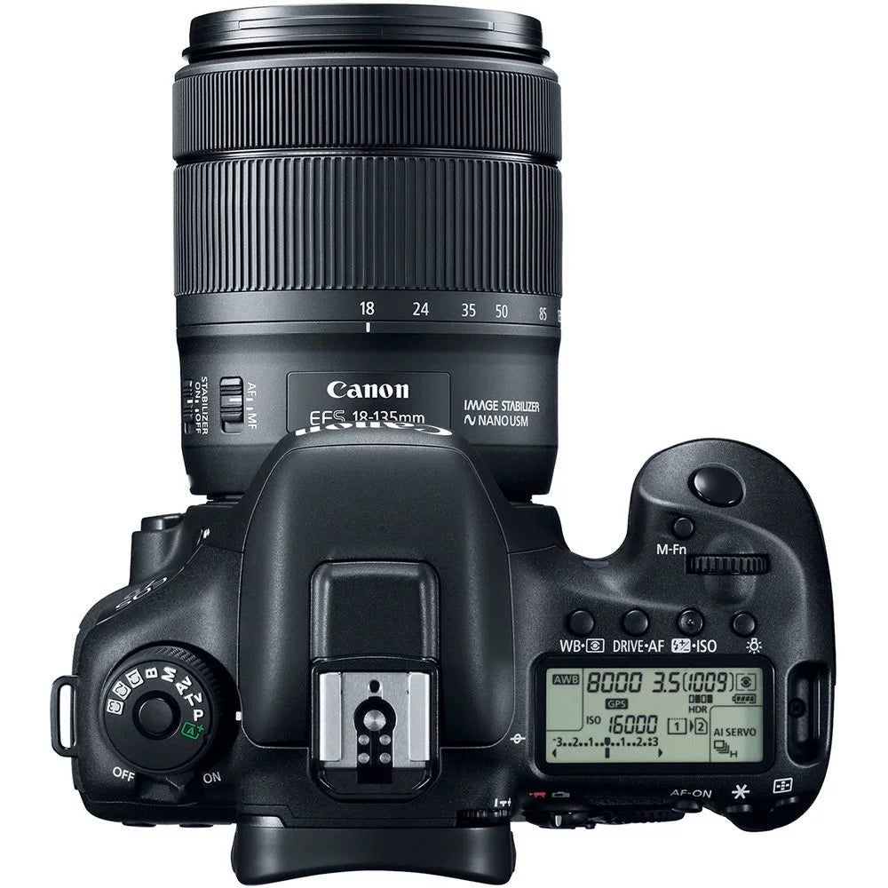'+ DSLR f/3.5-5.6 Camera IS Mark Canon Lens USM II 7D More W/ & EOS W-E1 18-135mm