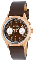 Invicta Multifunction Men's Brown 37058 Dial Watch Quartz Vintage
