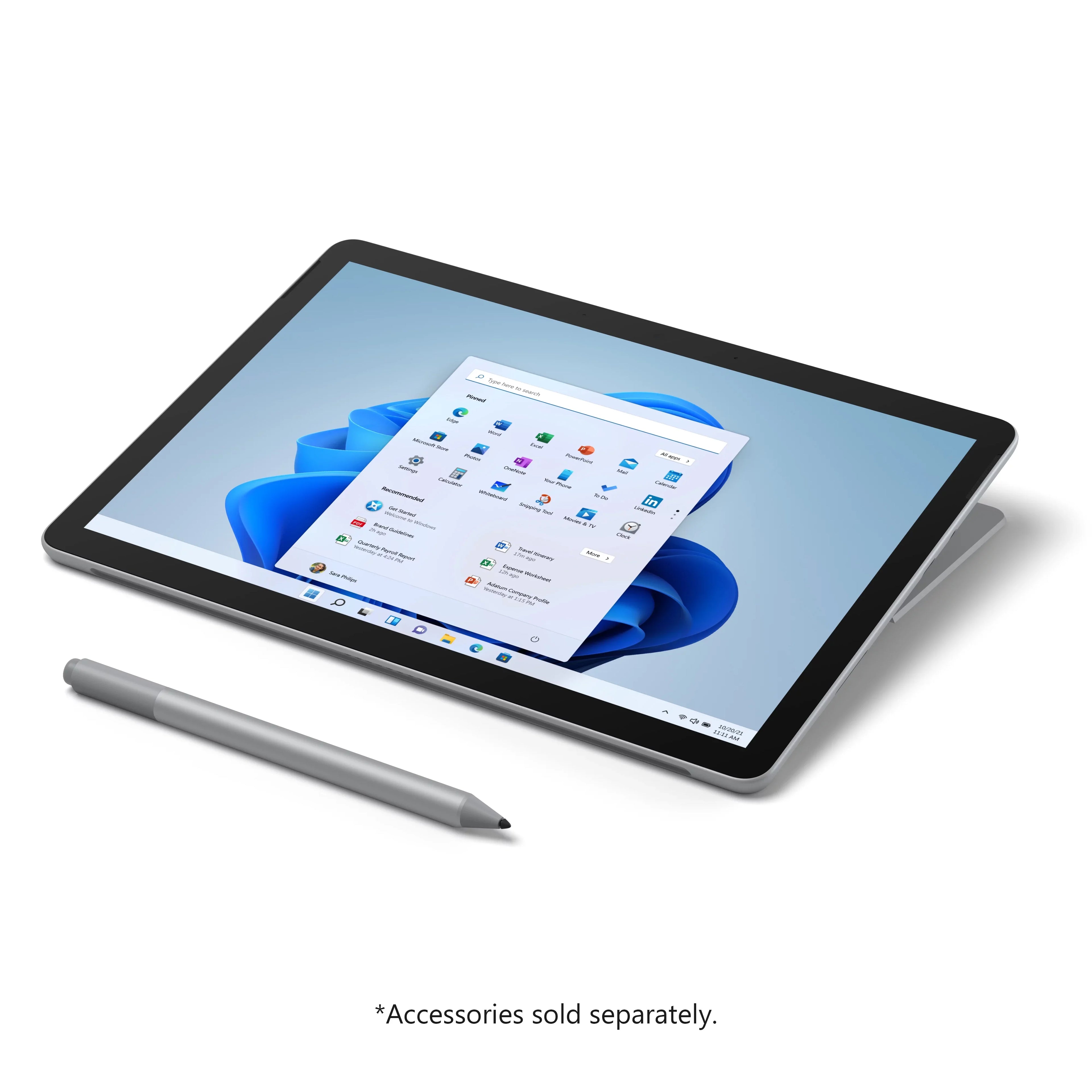 Windows Platinum, Gold Sense Pixel Surface 10.5" Intel®Pentium® 10 Display, touch, 128GB Point 8VA-00001 8GB Flow Microsoft 11, 6500Y, Multi- RAM, SSD, 3 Go