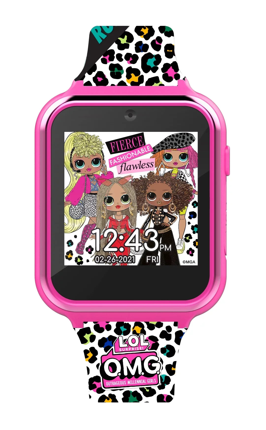LOL 40mm Child iTime MGA Smartwatch Pink Entertainment Surprise! (OMG4029) Unisex Interactive