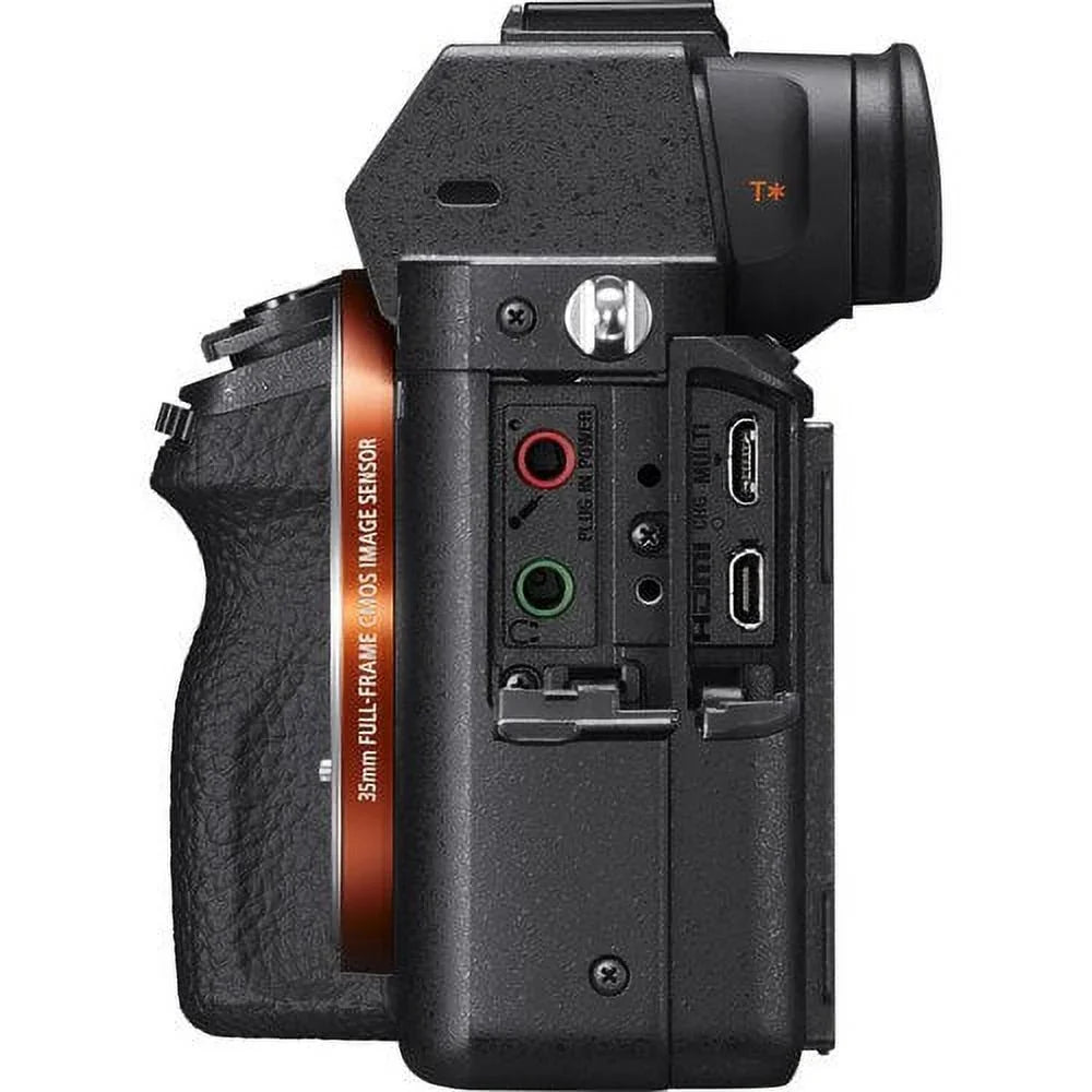 Card, Battery, Card Soft Lens, Essential Alpha , Bag, Memory Additional With Plus 24-70mm Mirrorless FE ILCE7SM2/B 64GB Accessories II Reader a7S Camera