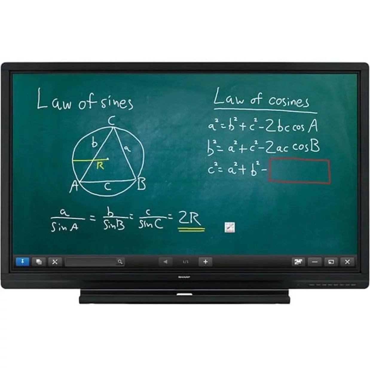 LCD PNC605B Sharp Touchscreen 4 16:9, Monitor, 60" Class ms AQUOS BOARD
