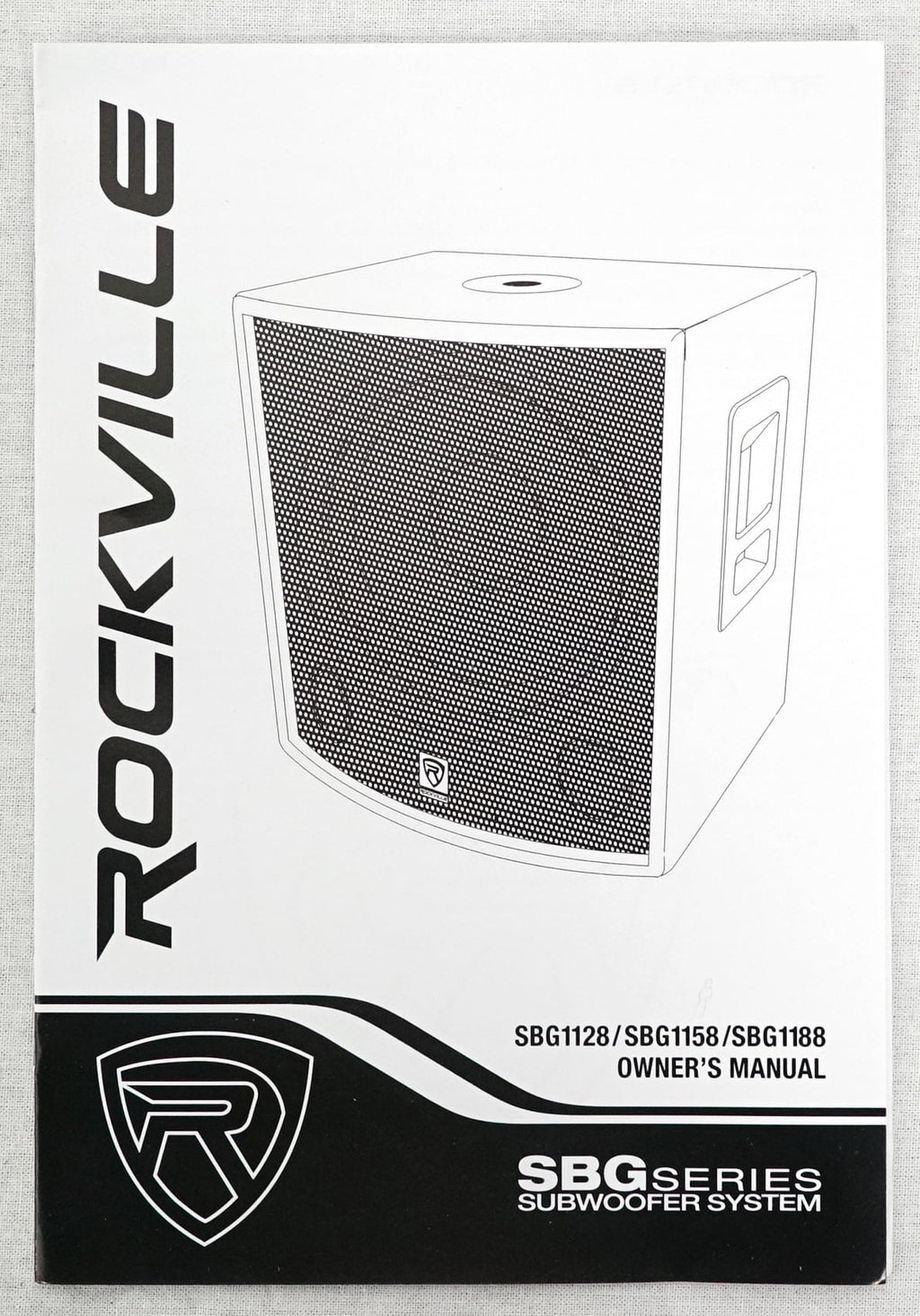 SBG1128 Pro 12" 600 Subwoofer, Rockville Passive MDF Mount Watt Cabinet/Pole DJ