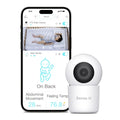 Pan-Tilt-Zoom, Background with Smart 2-Way Video Zone Activity Crying 2K Sense-U Vision, Talk, Sound/Motion Fee, Eligible) No Detection, Night Monitor(FSA&HSA Audio, Person/Baby Monthly Baby