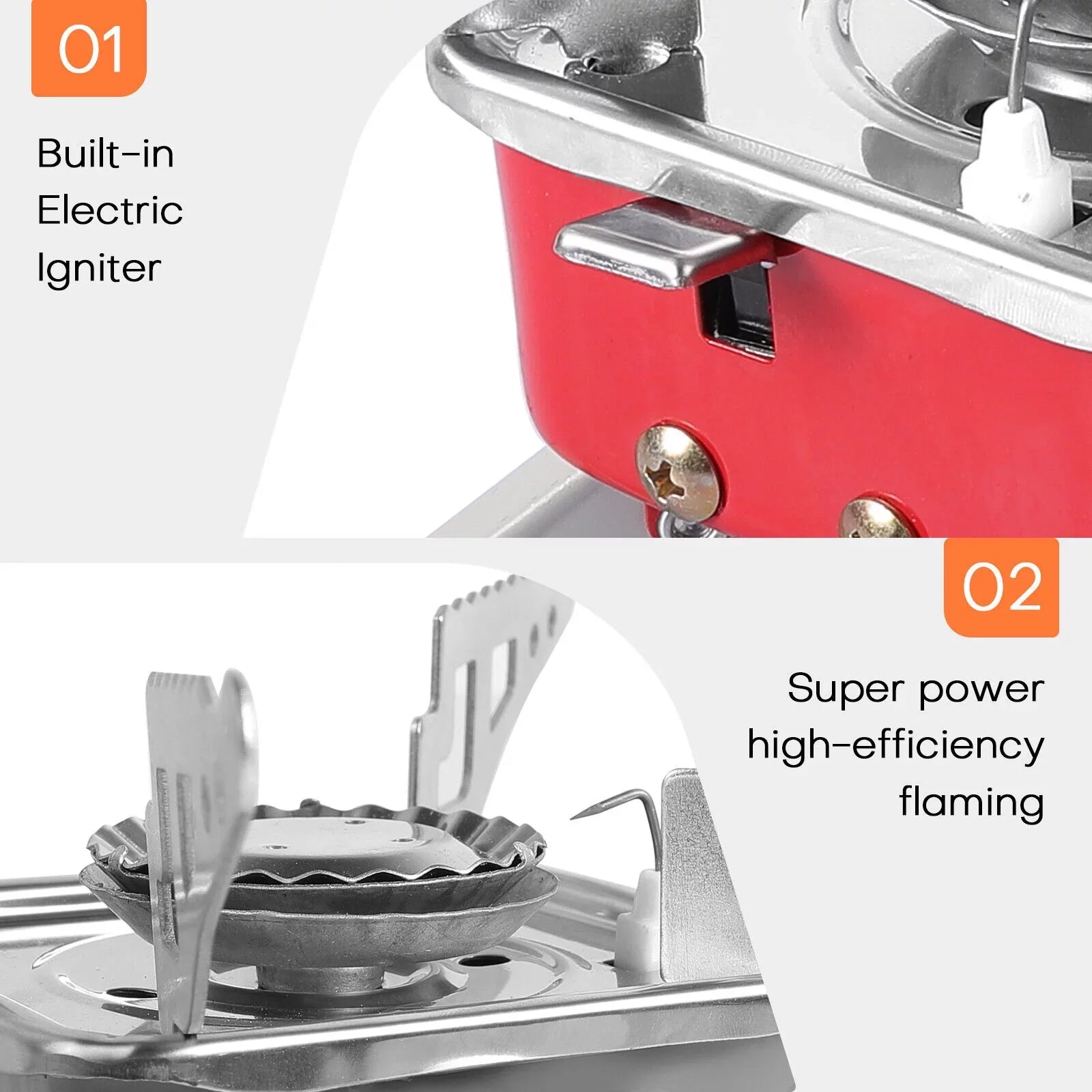 Cooking Gas Hiking Portable exterior 2800W Camping Stove Propane Picnic Butane