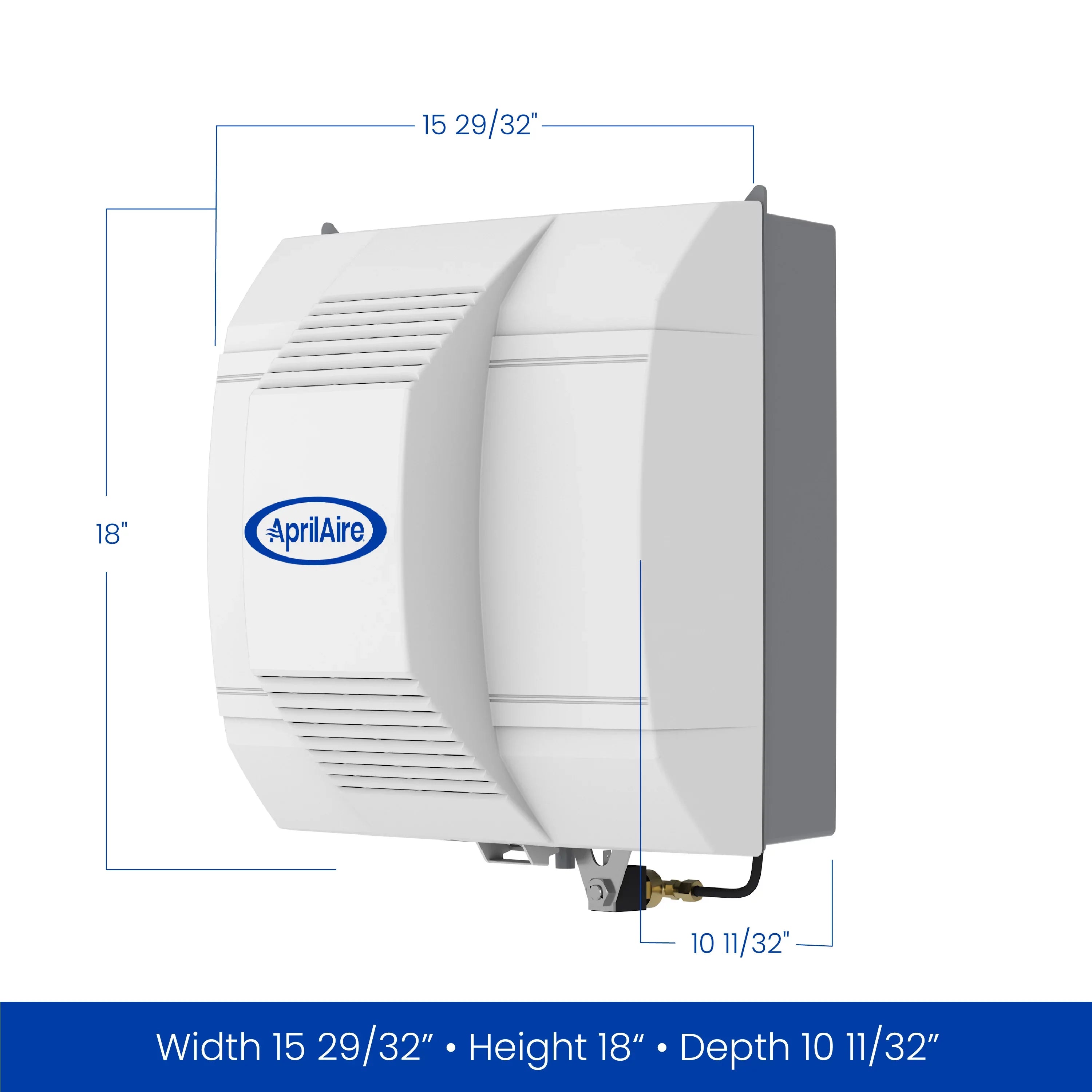 Ft. - up Humidifier to for Homes 700 Capacity Sq. Fan-Powered Large Humidifier - 4,200 Automatic Furnace Whole-House AprilAire