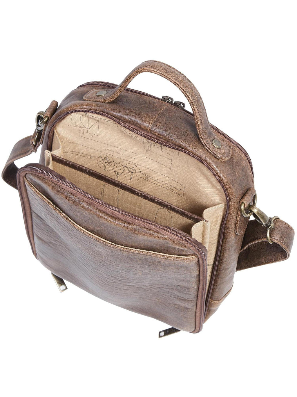 Tote (Men's) Aerosquadron Travel Scully Bag Leather