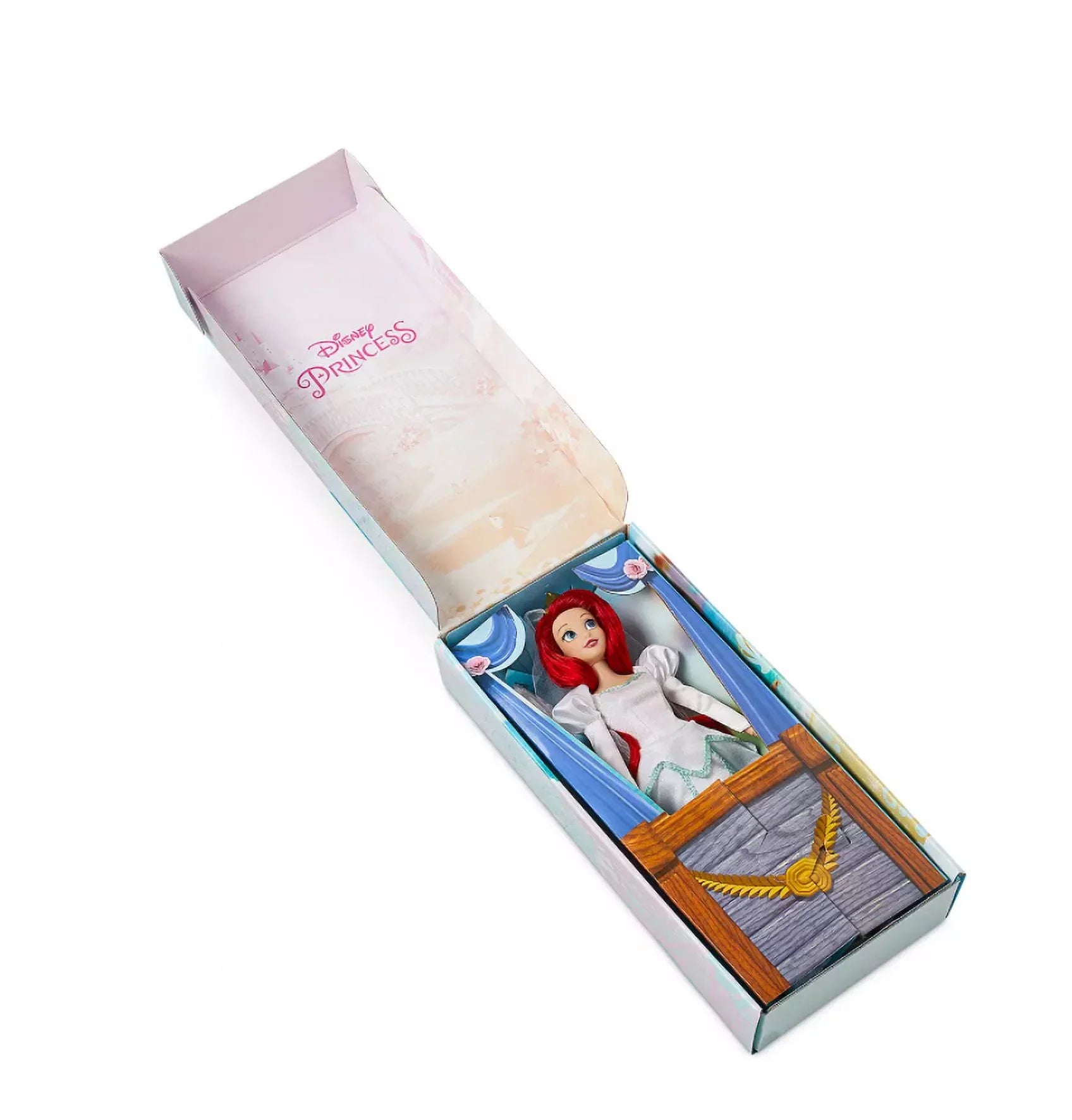 Box Disney Wedding Princess New with with Doll Classic Brush Ariel