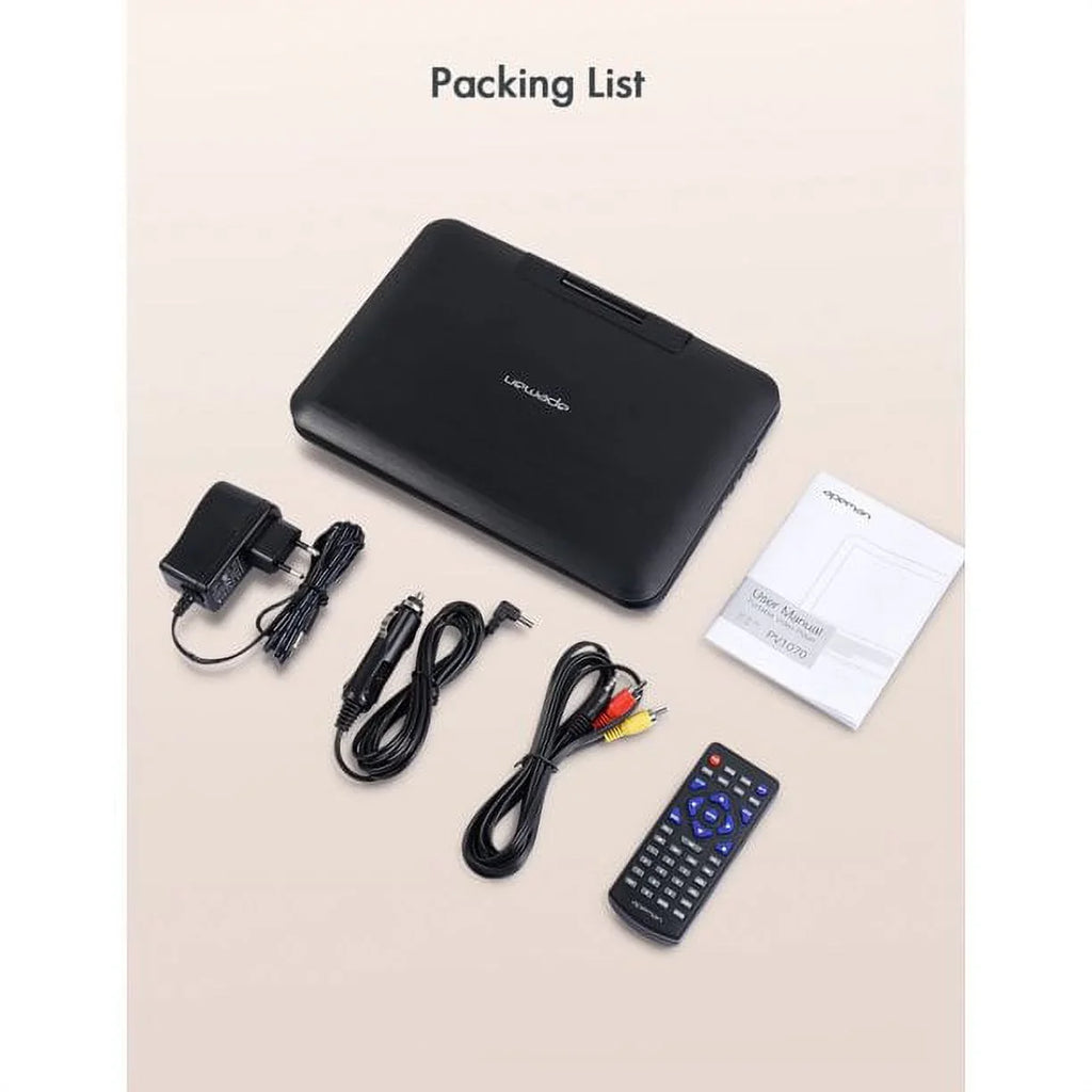 for HD Kids Screen, 4-6 Player Car, Swivel 7.5" 9.5" DVD Built-in Yoton with Battery Hours and Portable