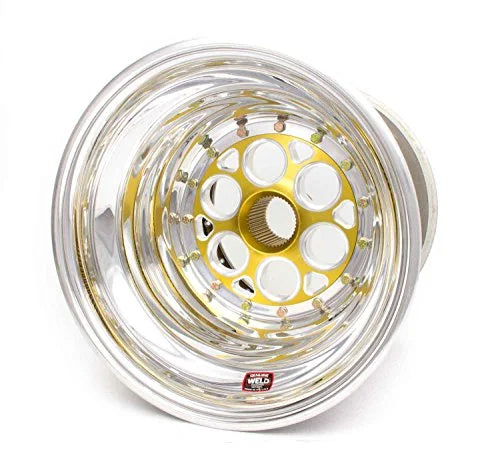 Spacing - WEL735-51536 Back x Weld Racing 15 6 Wheel, Spline 15 in. Sprint Spline in. 42 Magnum