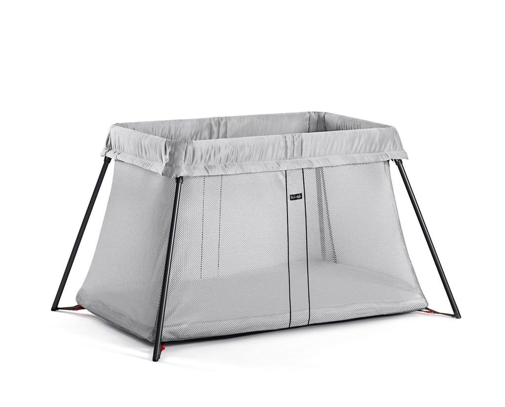Silver Bundle and Pack Fitted Sheet Light Crib BabyBjorn Travel