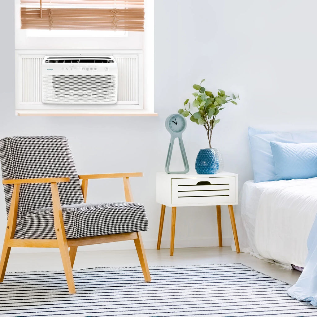 with 8,000 Mounted Inverter Window Control BTU Remote Conditioner Air Keystone